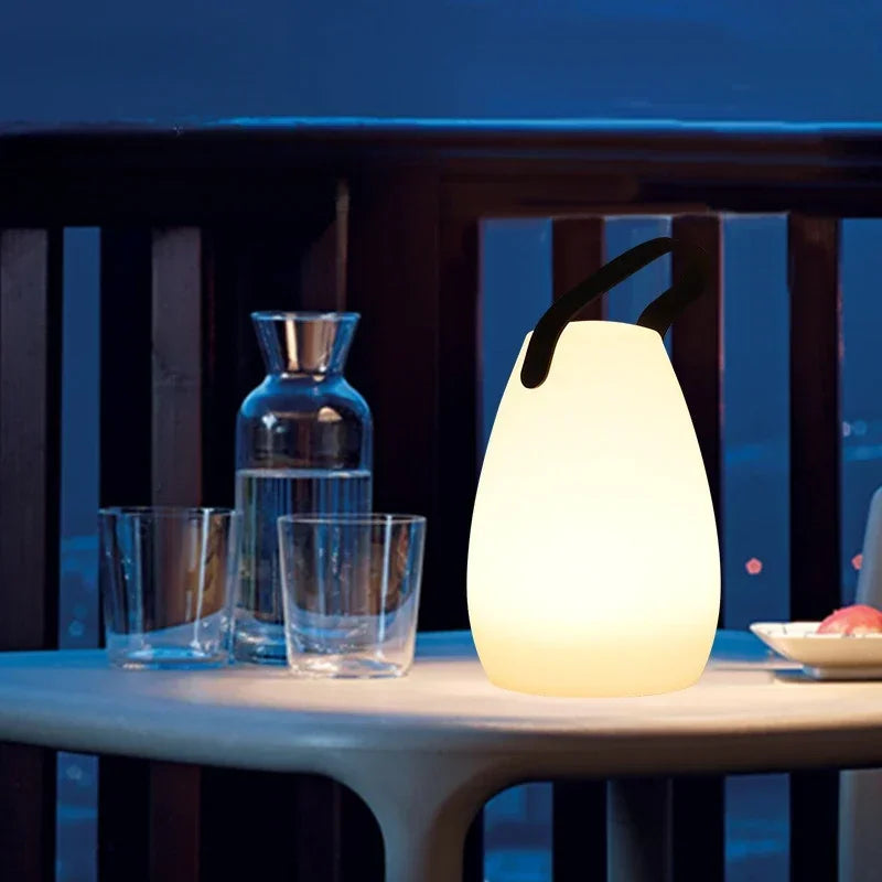 lampe portable rechargeable avec 16 couleurs à distance