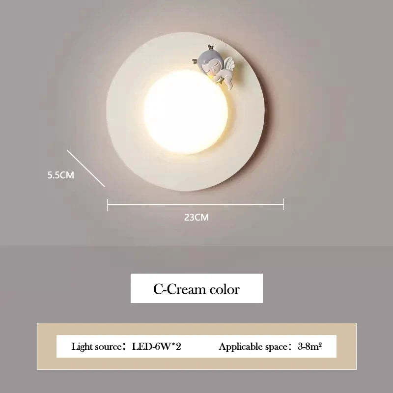 applique murale lumineuse pour chambre de fille moderne et chaleureuse