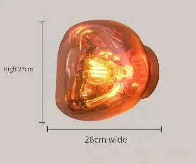 applique murale led en verre au design moderne décoratives