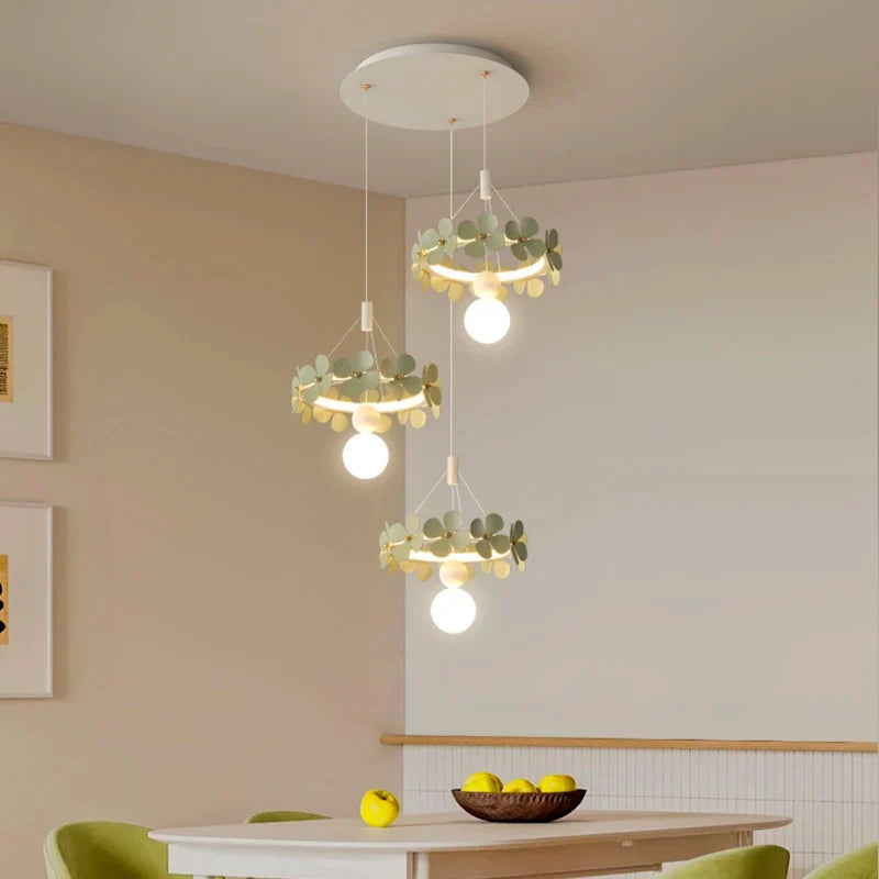 suspension minimalistes fleur créative ins moderne
