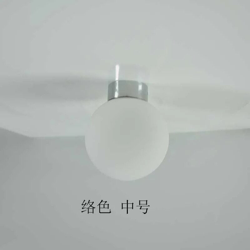 Plafonnier Led rond en forme de boule de verre