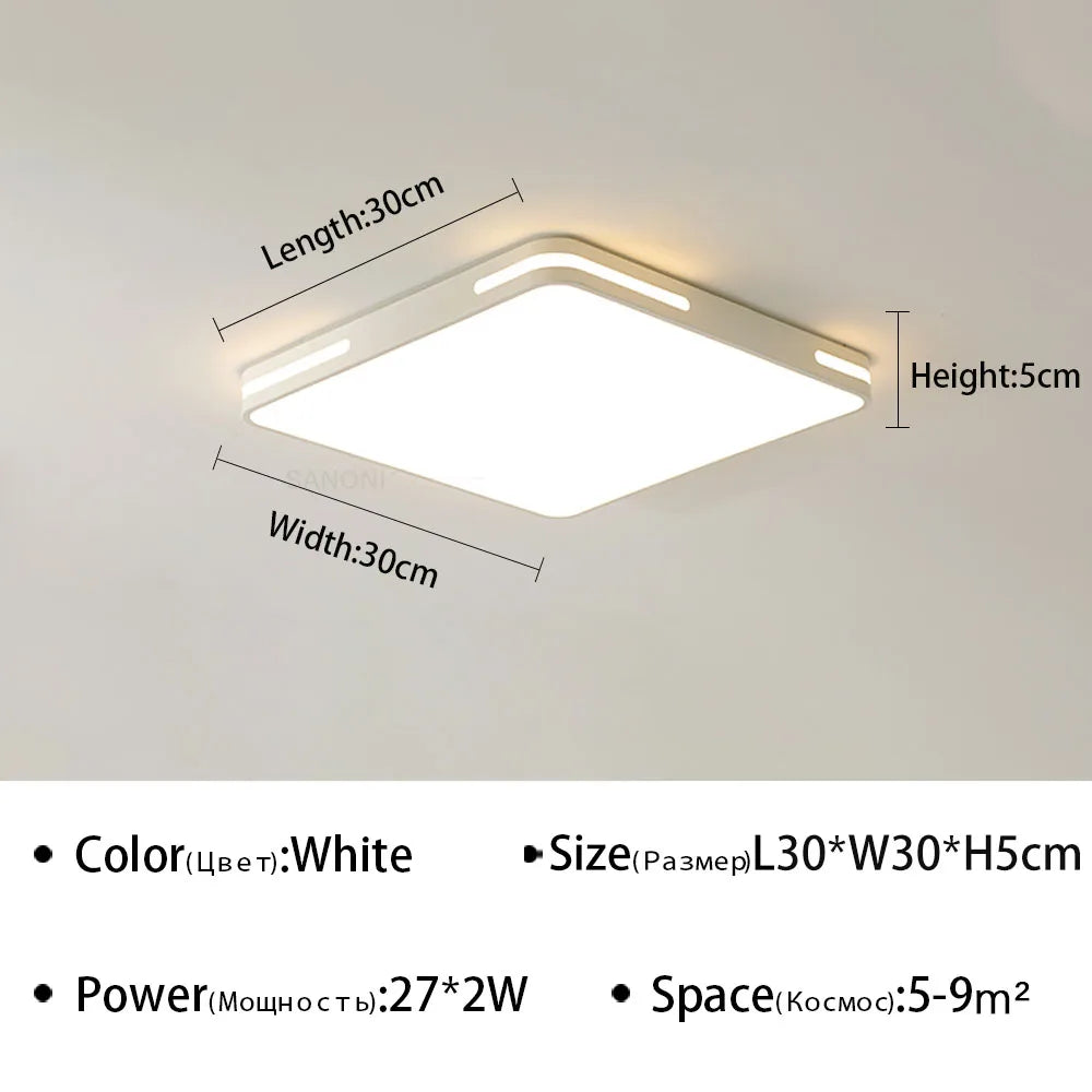 plafonnier led ultra mince design moderne pour intérieur