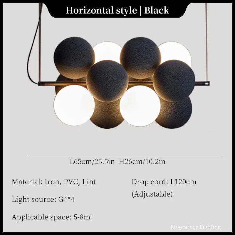lustre moderne et créatif en led pour cuisine et intérieur