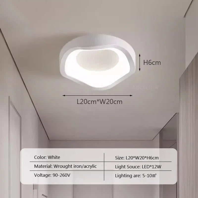 Plafonnier LED nordique pour salon