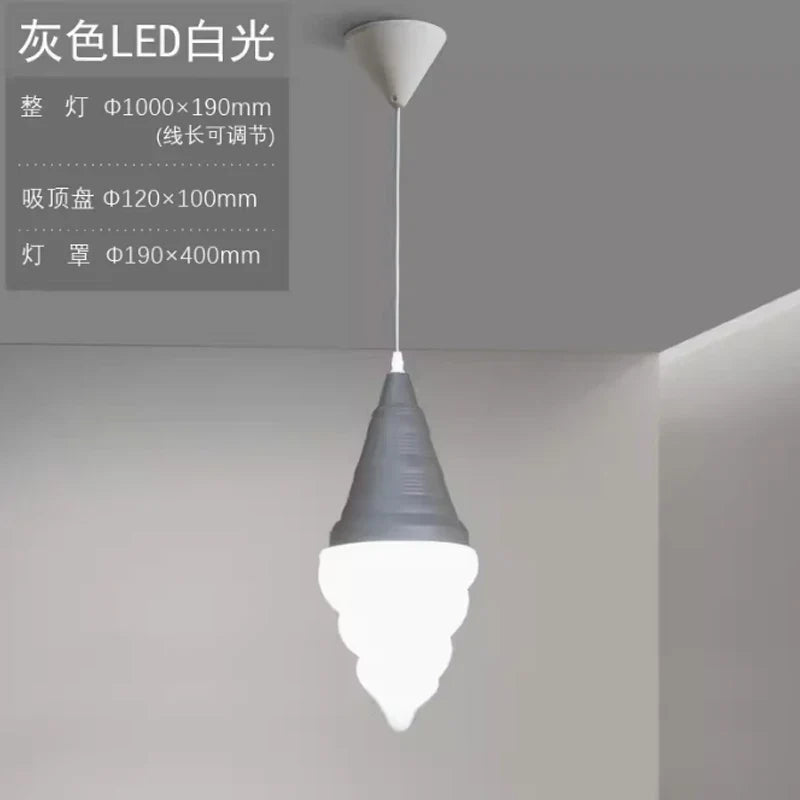 suspension créative en forme de crème glacée moderne