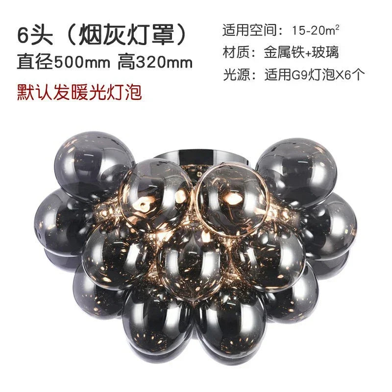 plafonnier led en verre design décoratif d'intérieur idéal pour diverses utilisations