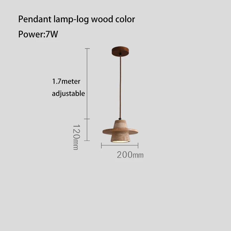 lustre petit en pierre led style rétro médiéval