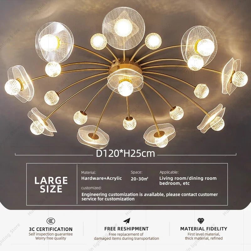 plafonnier led moderne design suspendu élégant pour intérieur
