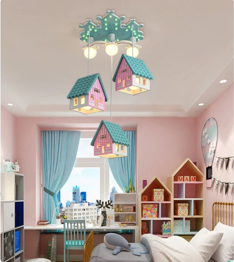 lustre pour chambre d'enfant décorations de noël suspendues