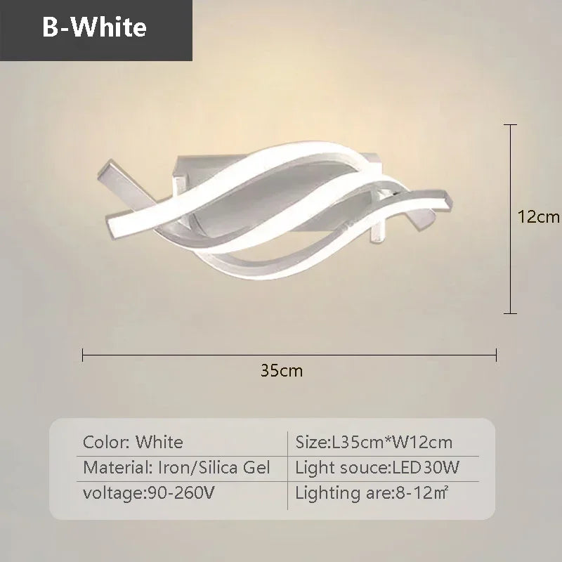 plafonnier led moderne minimaliste pour allée entrée et escalier