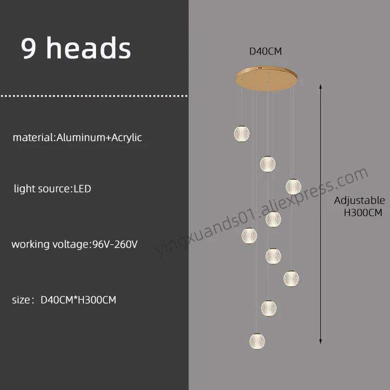 lustre moderne design pour éclairage intérieur élégant