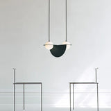 suspension créative minimaliste à géométrie pour espaces commerciaux