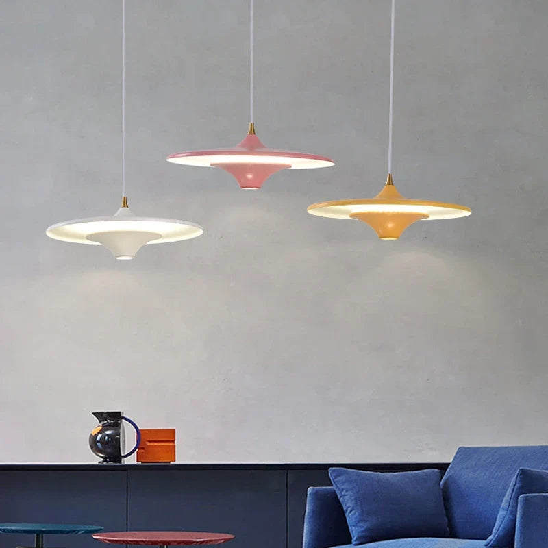 suspension led modernes simples et créatives nordiques