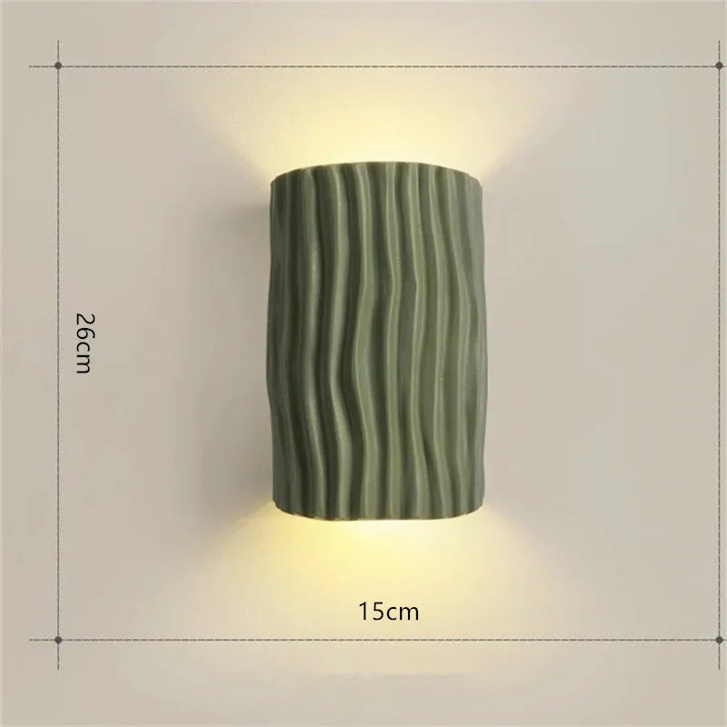 Bedroom bedside wall light, cream style living room background wall decoration light, corridor corridor atmosphere LED light
