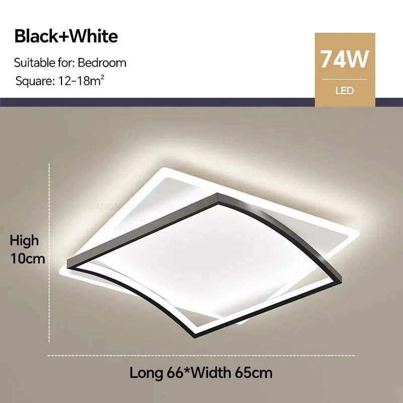 plafonnier led moderne luminaire décoratif intérieur design élégant