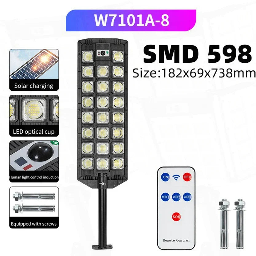 20000W Split Solar Street Light Outdoor Aluminum Solar Street Light Garden Sunlight House Remote Control Waterproof Wall Lamp