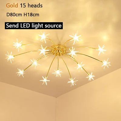 plafonnier led moderne nordique créatif ciel étoilé pour décoration maison
