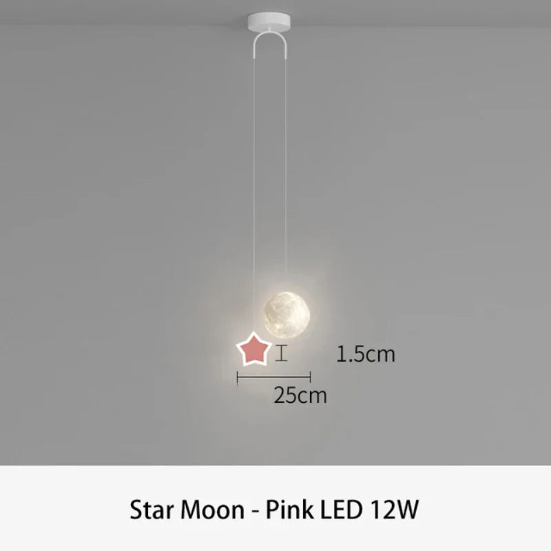 suspension led design dessin animé pour chambre d'enfant
