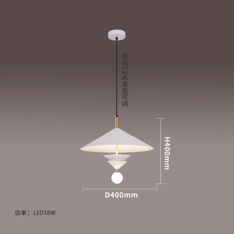 suspension moderne minimaliste et chaleureuse pour restaurants et bars