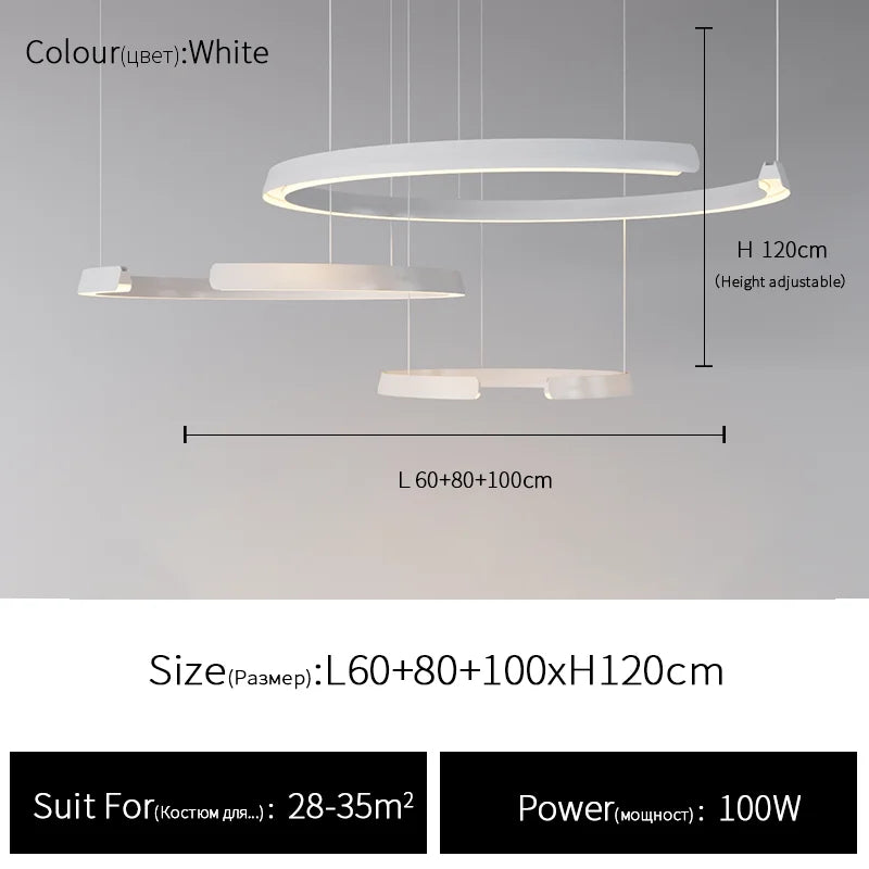 Suspension circulaire simple et moderne