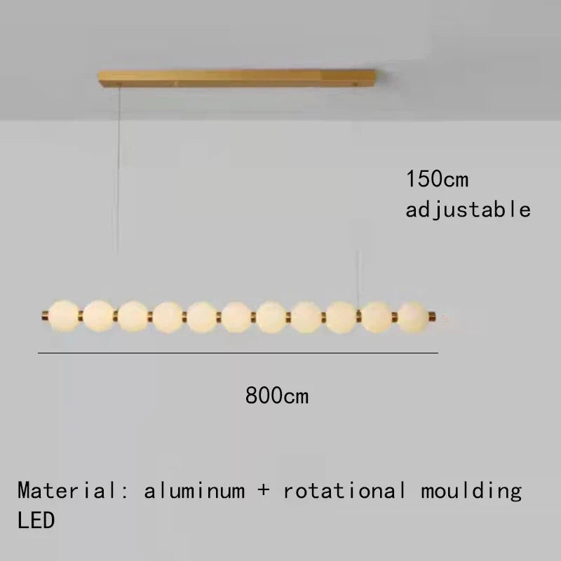 lustre acrylique suspendu pour cuisine bar et magasin