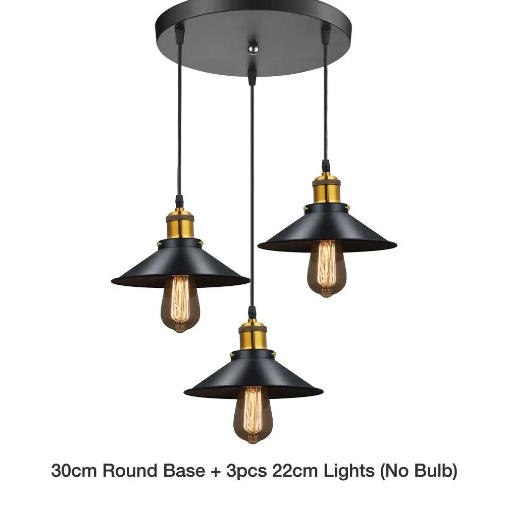 lustre moderne led en métal avec suspension vintage