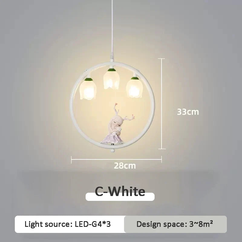 suspension mignonne pour chambre de petite fille moderne