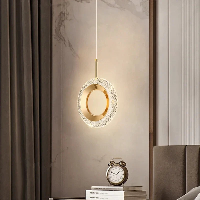 Modern Luxury Simple Ceiling Chandelier Retro Metal Bedhead Living Room Main Dining Room Bedroom Pendant Light Led Home Decor