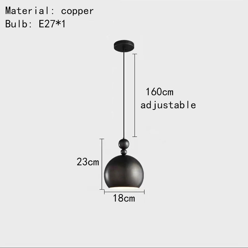 suspension vintage en cuivre pour intérieur moderne et élégant
