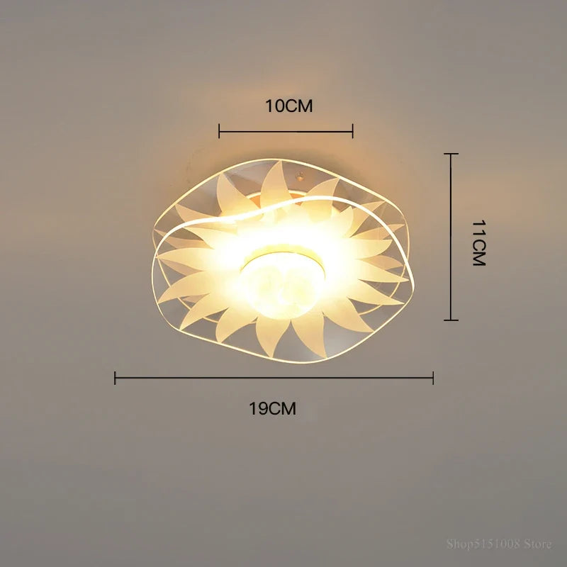 plafonnier led moderne nordique pour intérieur et balcon
