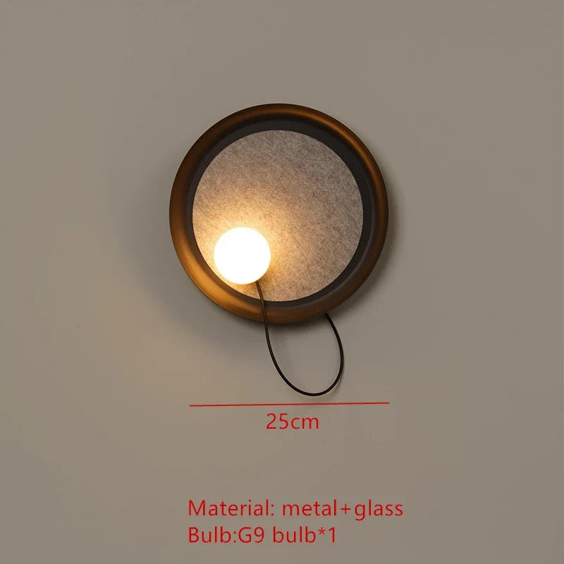 suspension led 3d design avec boule mobile et cordon ajustable