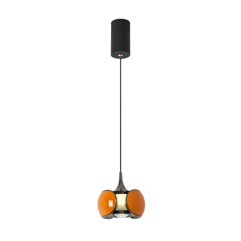 suspension nordique à led avec lentille scarabée relevable décoratif