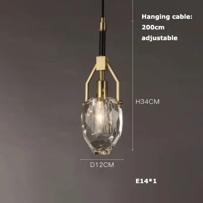 suspension luminaire cuir led verre lustre