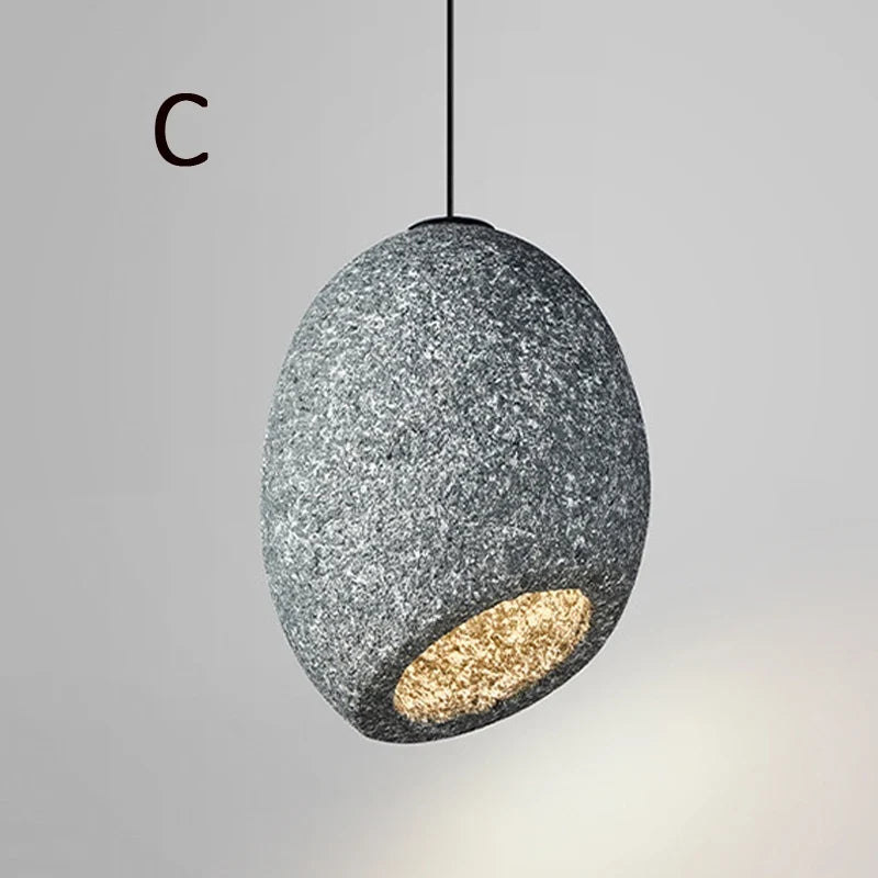 lustre led style wabi sabi nordique pour café et restaurant