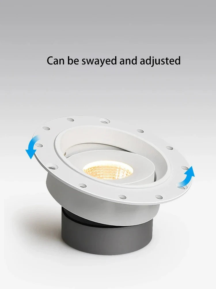 spot led ultra fin sans cadre anti-éblouissement pour maison