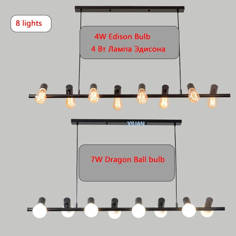 lustre industriel américain pour bar restaurant ou salon