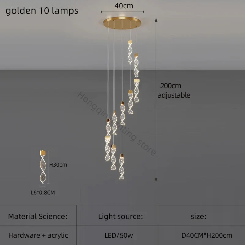 lustre décoratif pour un éclairage élégant et moderne