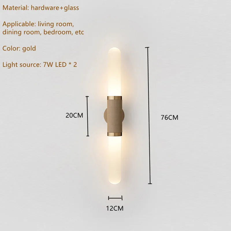 applique murale led design nordique luxe moderne décorative