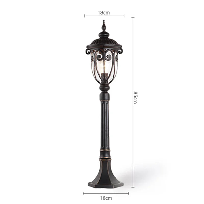 Lampadaire et applique murale vintage étanche pour jardin sandiy