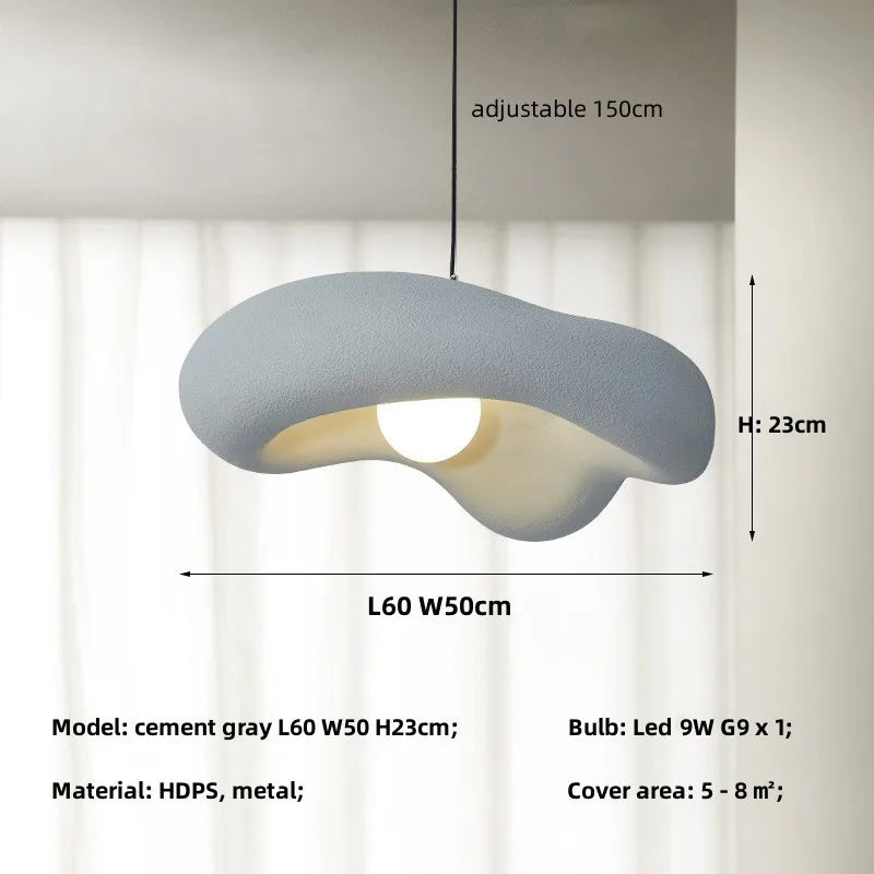 suspension LED wabi sabi style nordique