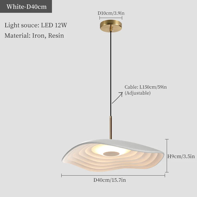 suspension en feuille de lotus pour décorations modernes