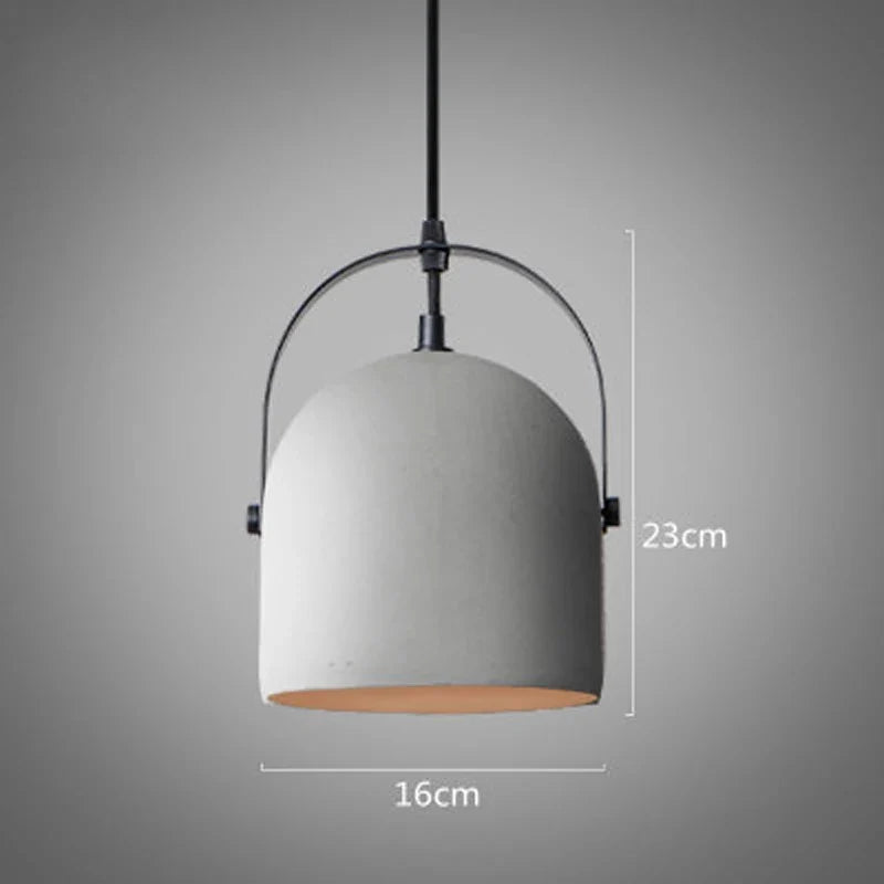 suspension en béton terrazzo design industriel pour intérieur