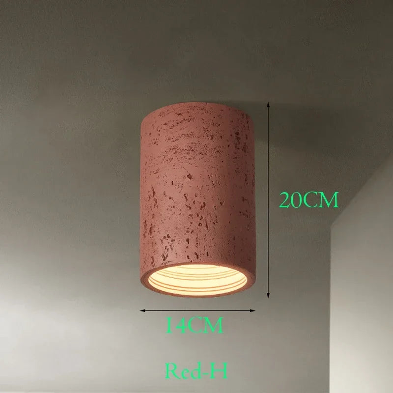 plafonnier led wabi-sabi style nordique pour décoration intérieure
