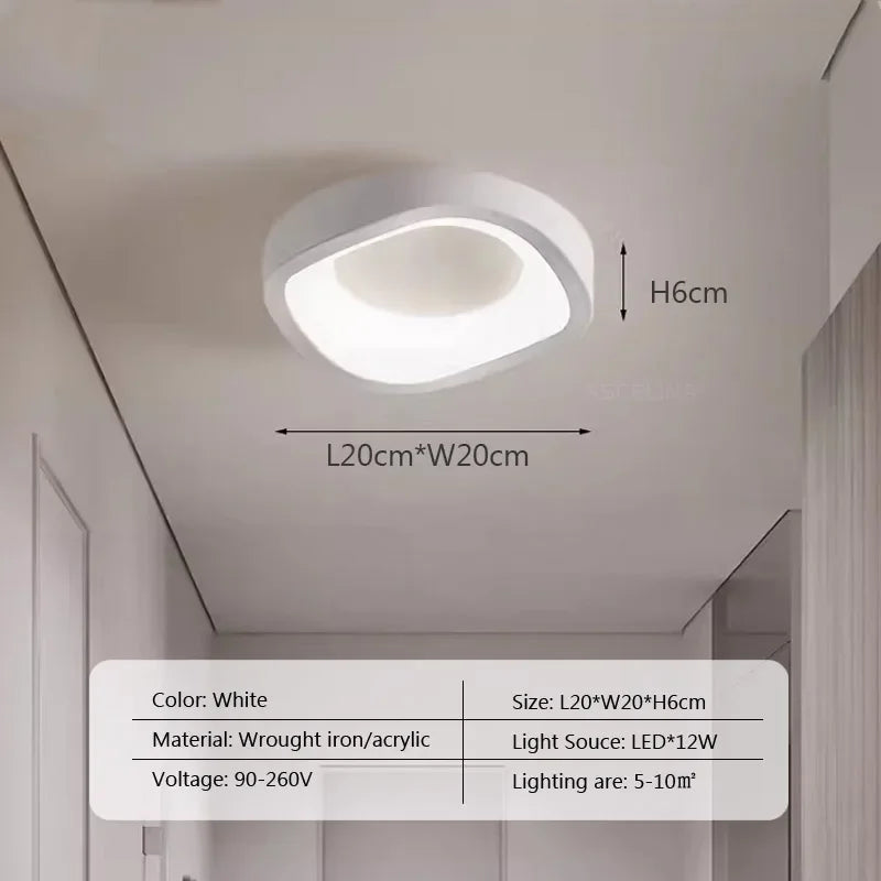 Plafonnier LED nordique pour salon