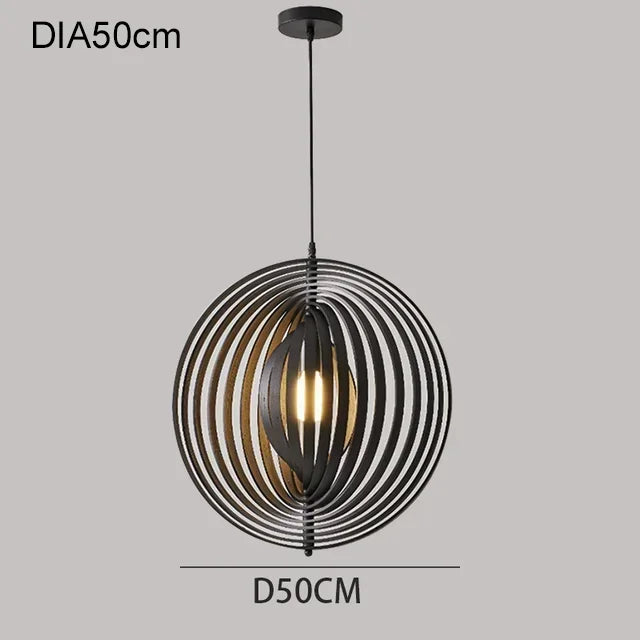 lustre lunaire rotatif design style nordique pour décoration intérieure