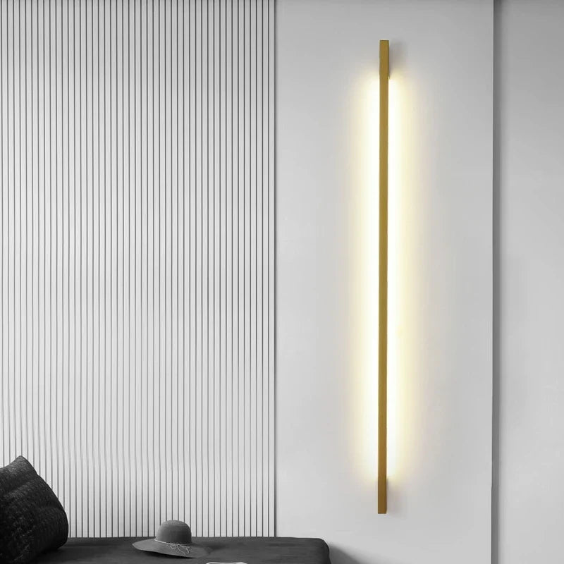 applique murale à bande led minimaliste moderne et créative