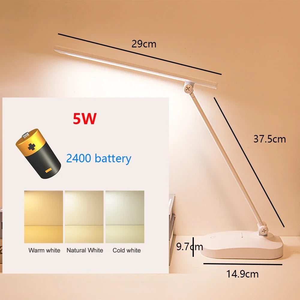 lampe de bureau led tactile usb avec protection des yeux