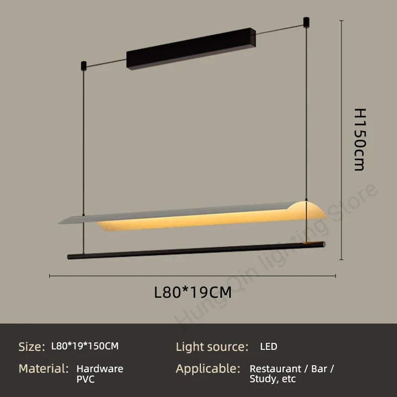 lustre suspendu minimaliste et élégant pour intérieur moderne