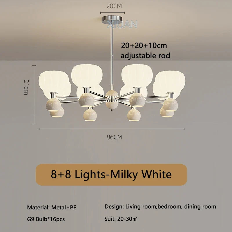 lustre led moderne haut bas éclairage intérieur suspendu