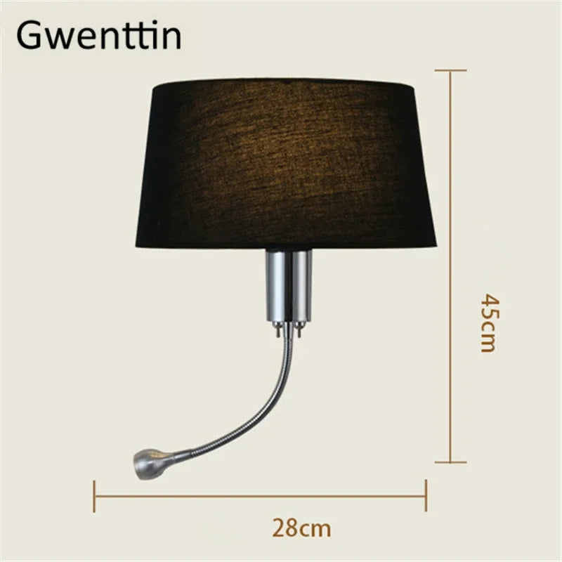 applique murale à led moderne pour décoration intérieure et lecture